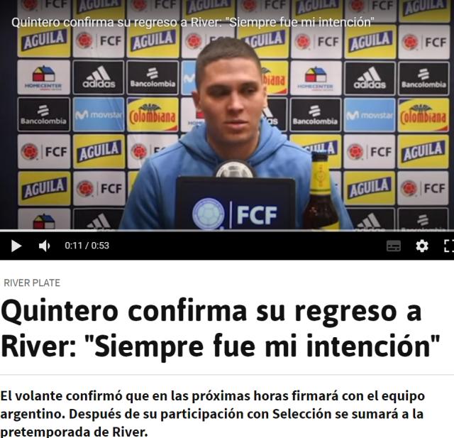 深足中超标王自宣将离队 金特罗：河床将是下一站